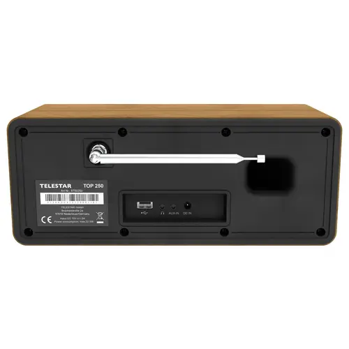 Telestar TOP 250 Holz Internet Kofferradio DAB+, Internet, UKW WLAN, USB, UKW, Internetradio, DAB+, Bluetooth® Holz Telestar TOP 250 Holz Internet Kofferradio DAB+, Internet, UKW WLAN, USB, UKW, Internetradio, DAB+, Bluetooth® Holz