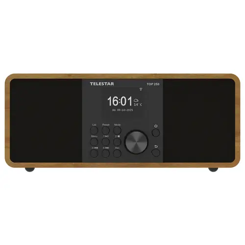 Telestar TOP 250 Holz Internet Kofferradio DAB+, Internet, UKW WLAN, USB, UKW, Internetradio, DAB+, Bluetooth® Holz Telestar TOP 250 Holz Internet Kofferradio DAB+, Internet, UKW WLAN, USB, UKW, Internetradio, DAB+, Bluetooth® Holz