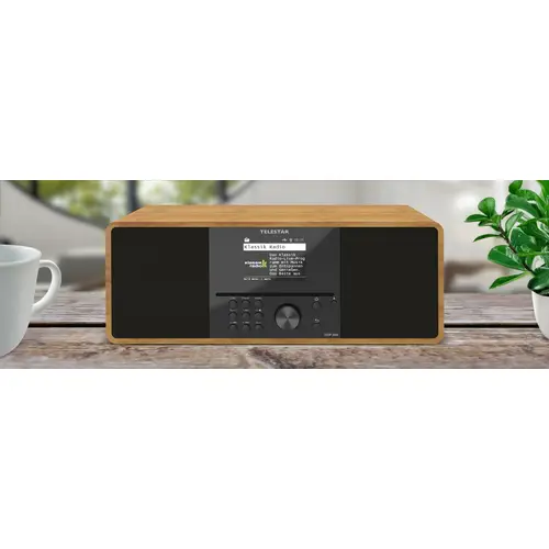 Telestar TOP 300 Holz Internet CD-Radio Internet, DAB+, UKW USB, WLAN, Internetradio, DAB+, CD, Blu Telestar TOP 300 Holz Internet CD-Radio Internet, DAB+, UKW USB, WLAN, Internetradio, DAB+, CD, Blu