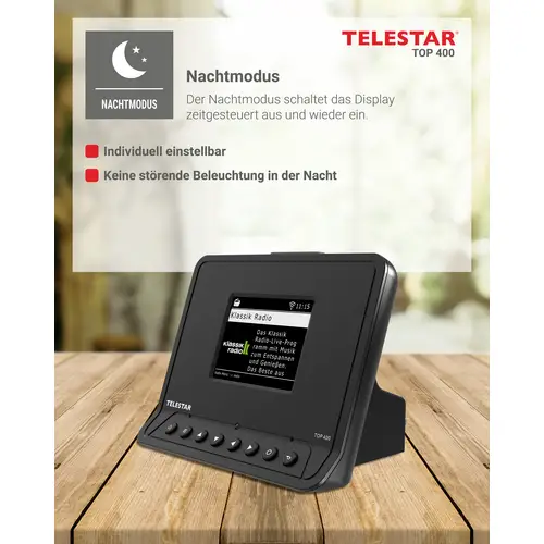 Telestar TOP 400 Schwarz HiFi-Baustein Set Schwarz Telestar TOP 400 Schwarz HiFi-Baustein Set Schwarz