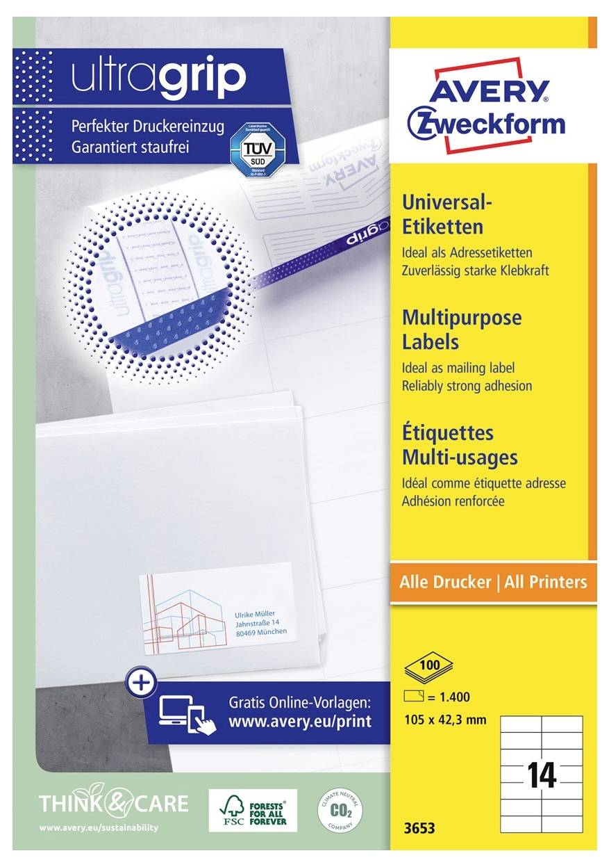 Avery-Zweckform 6136 Universal-Etiketten 1 St.