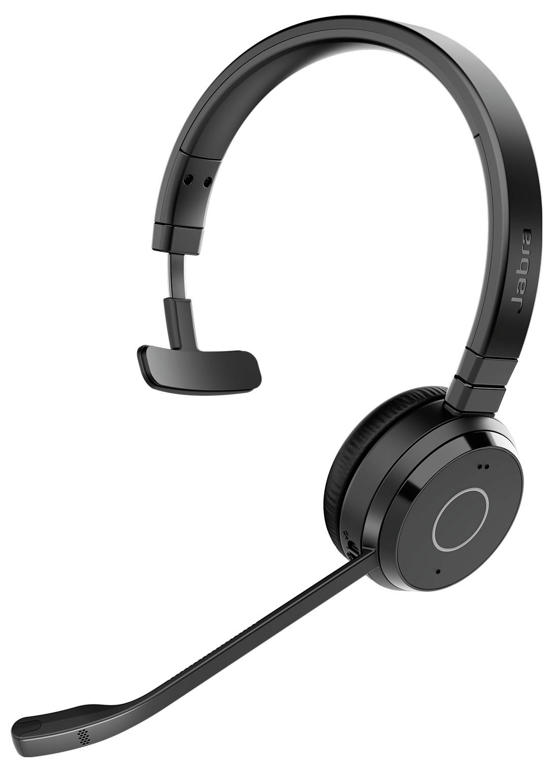 Jabra Evolve 65 TE Link390a UC Mono On Ear Headset Bluetooth® Schwarz Headset, Batterieladeanzeige, Mono Computer
