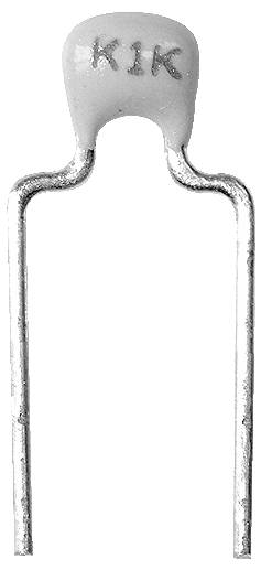 Kemet Keramik-Kondensator radial bedrahtet 100 V/DC 10% (L x B x H) 3.8 x 2.5 x 5.8mm