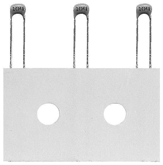 Kemet Keramik-Kondensator radial bedrahtet 63 V/DC 20% (L x B x H) 5.1 x 3.2 x 6.6mm