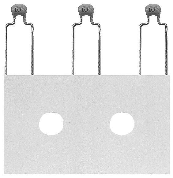 Kemet Keramik-Kondensator radial bedrahtet 63 V/DC 20% (L x B x H) 5.1 x 3.2 x 6.6mm