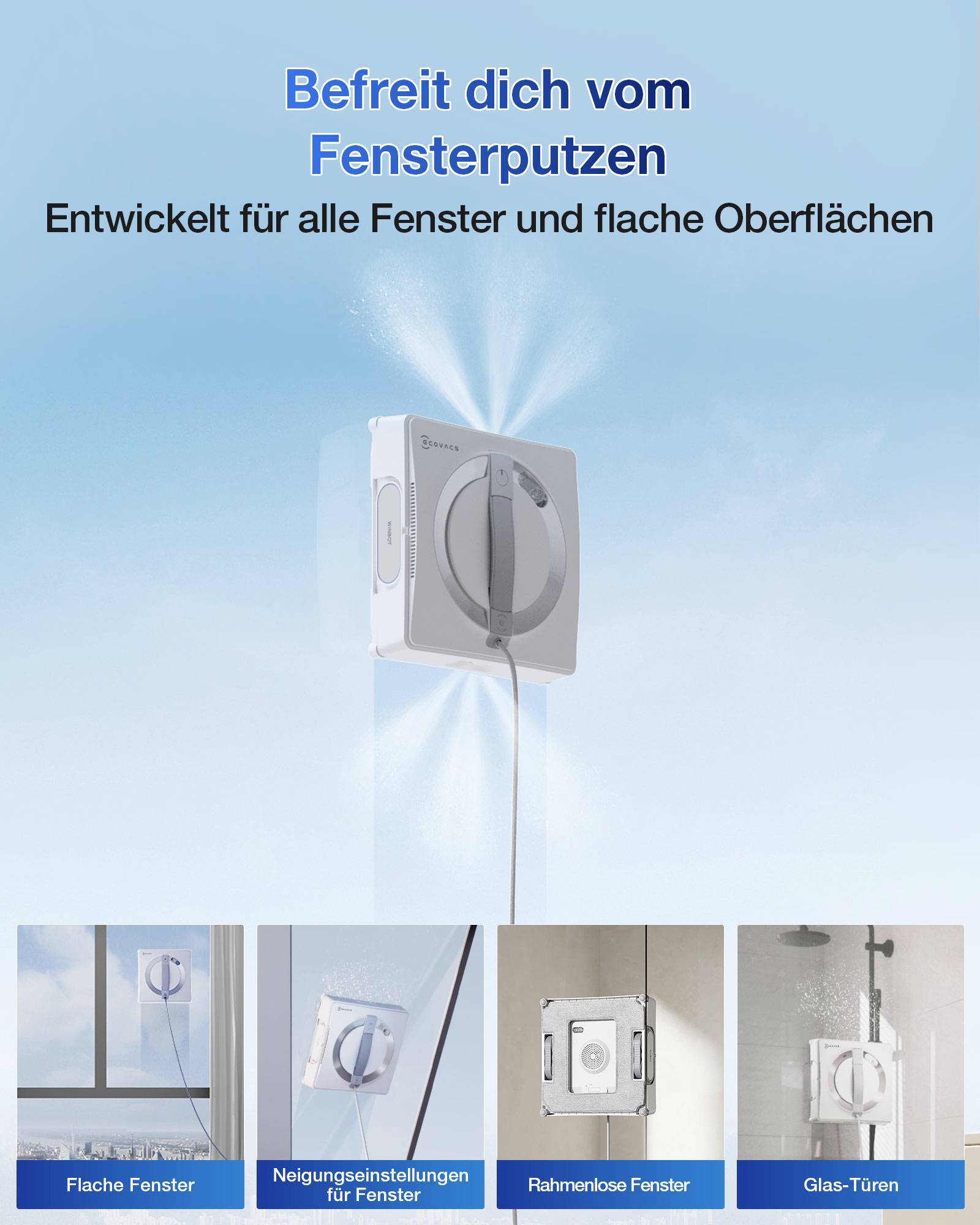 ECOVACS WINBOT W2 PRO Fensterputzroboter
