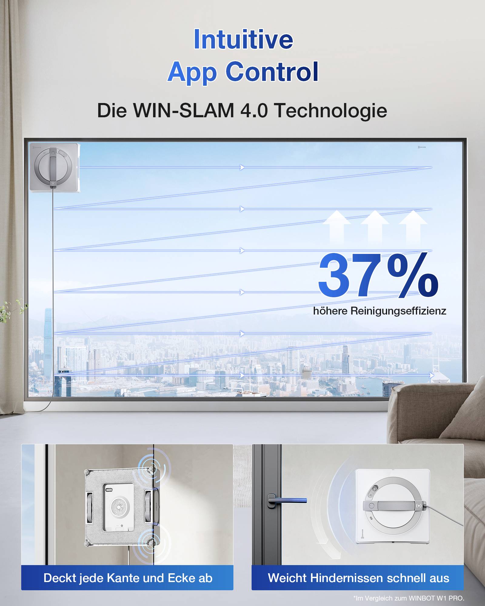 ECOVACS WINBOT W2 PRO Fensterputzroboter