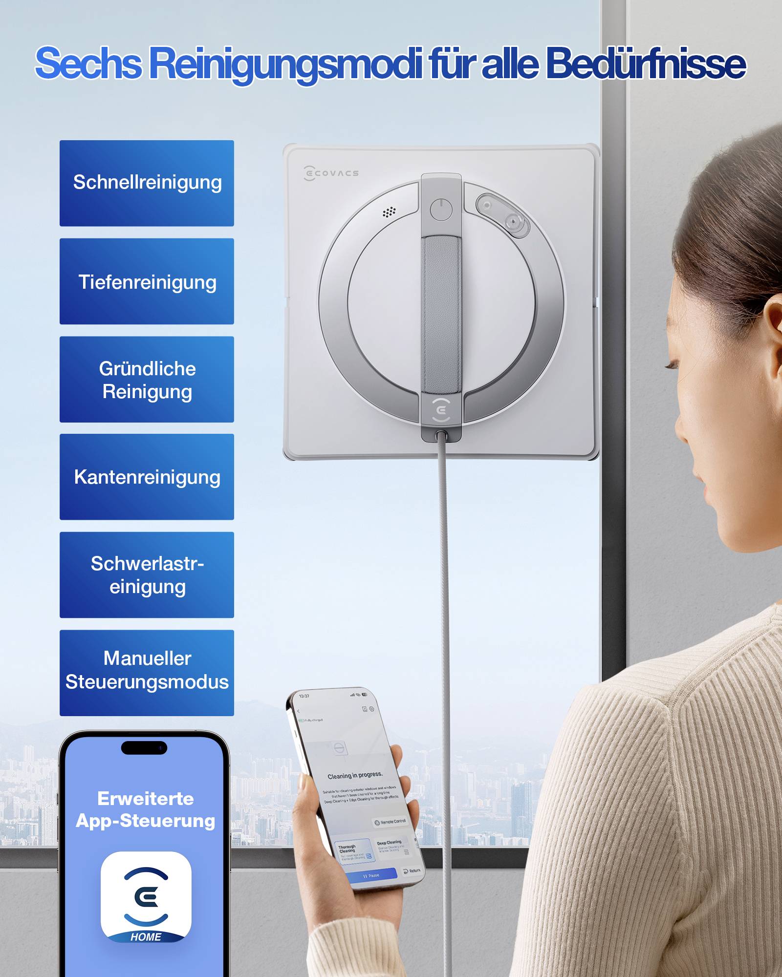 ECOVACS WINBOT W2 PRO Fensterputzroboter