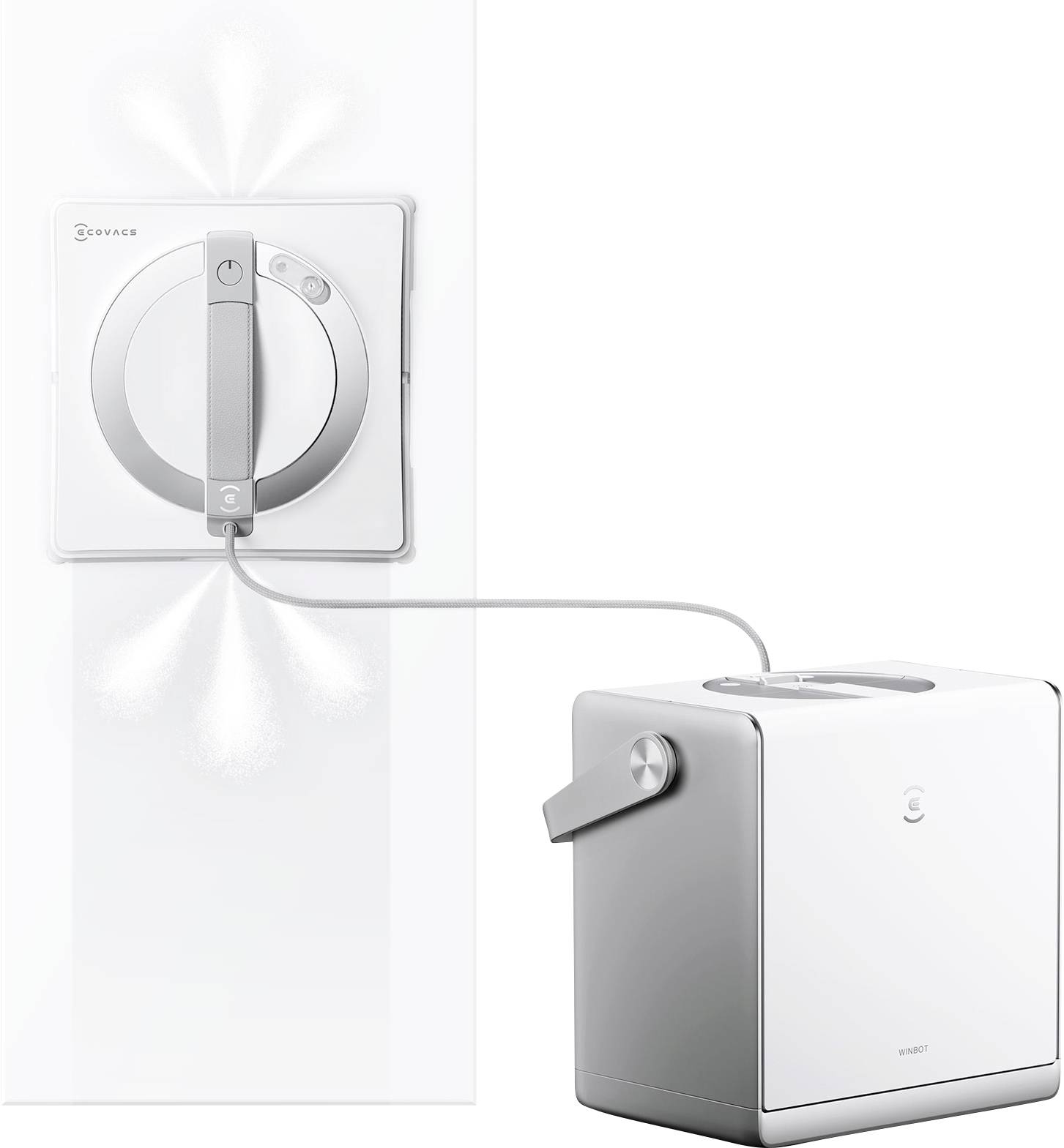 ECOVACS WINBOT W2 PRO OMNI Fensterreinigungsroboter Weiß