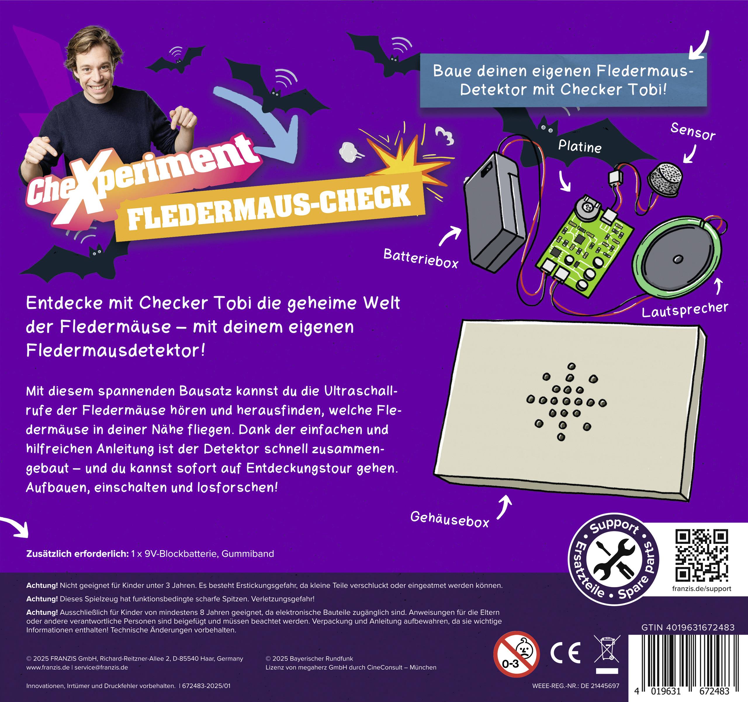 FRANZIS 67248 Bausätze, Experimente Experimentierkasten ab 8 Jahre