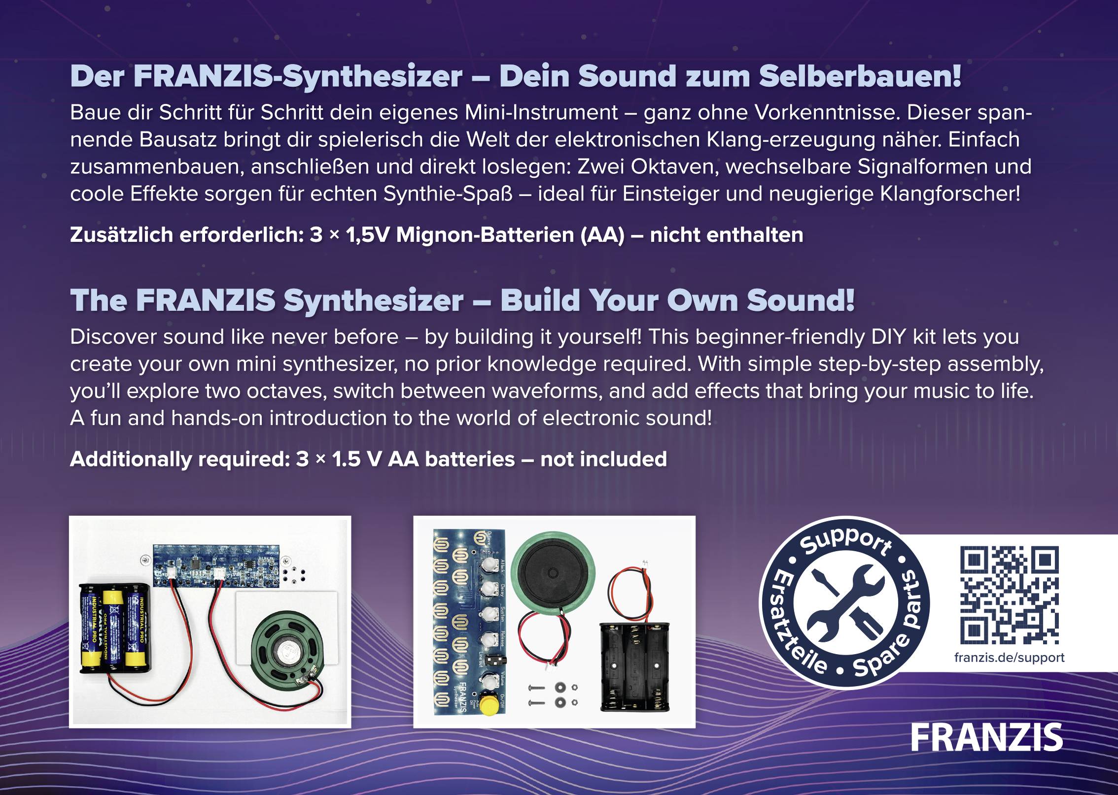 FRANZIS 67196 Experimentierkasten ab 14 Jahre