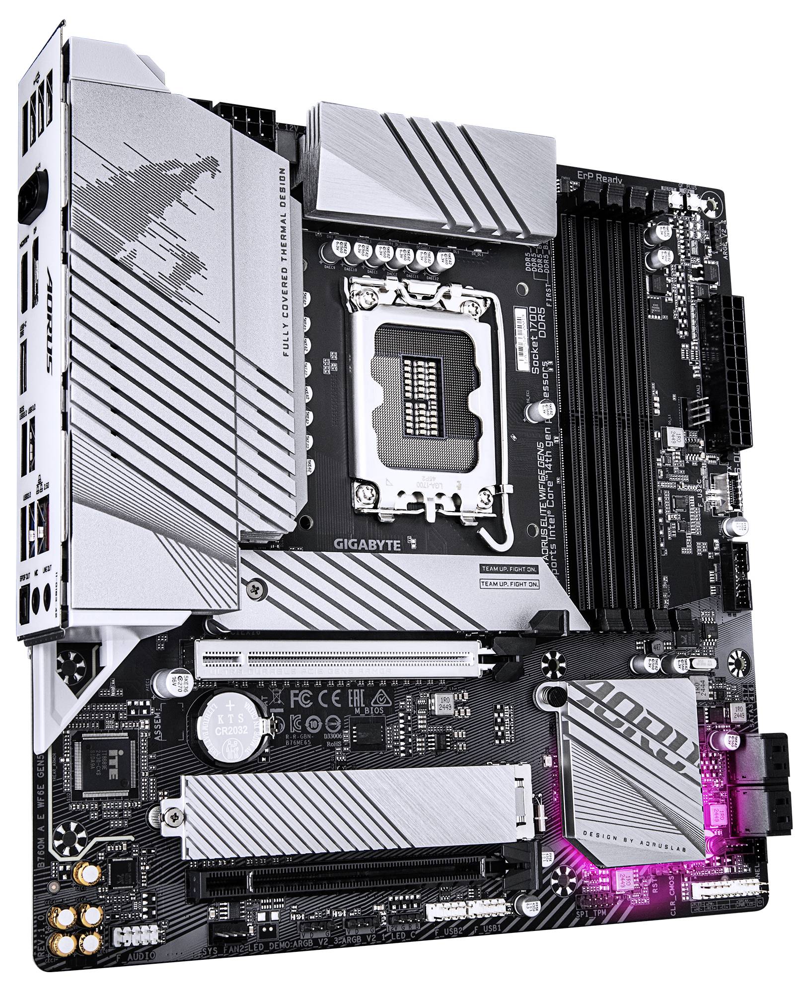 Gigabyte B760M A E WF6E GEN5 Mainboard Sockel (PC) Intel® 1700 Formfaktor (Details) Micro-ATX Mainboard-Chipsatz Intel® B760