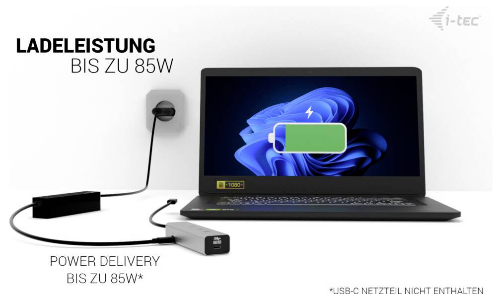i-tec USB-C® Dockingstation C31HUBMETAL8KPDPRO
