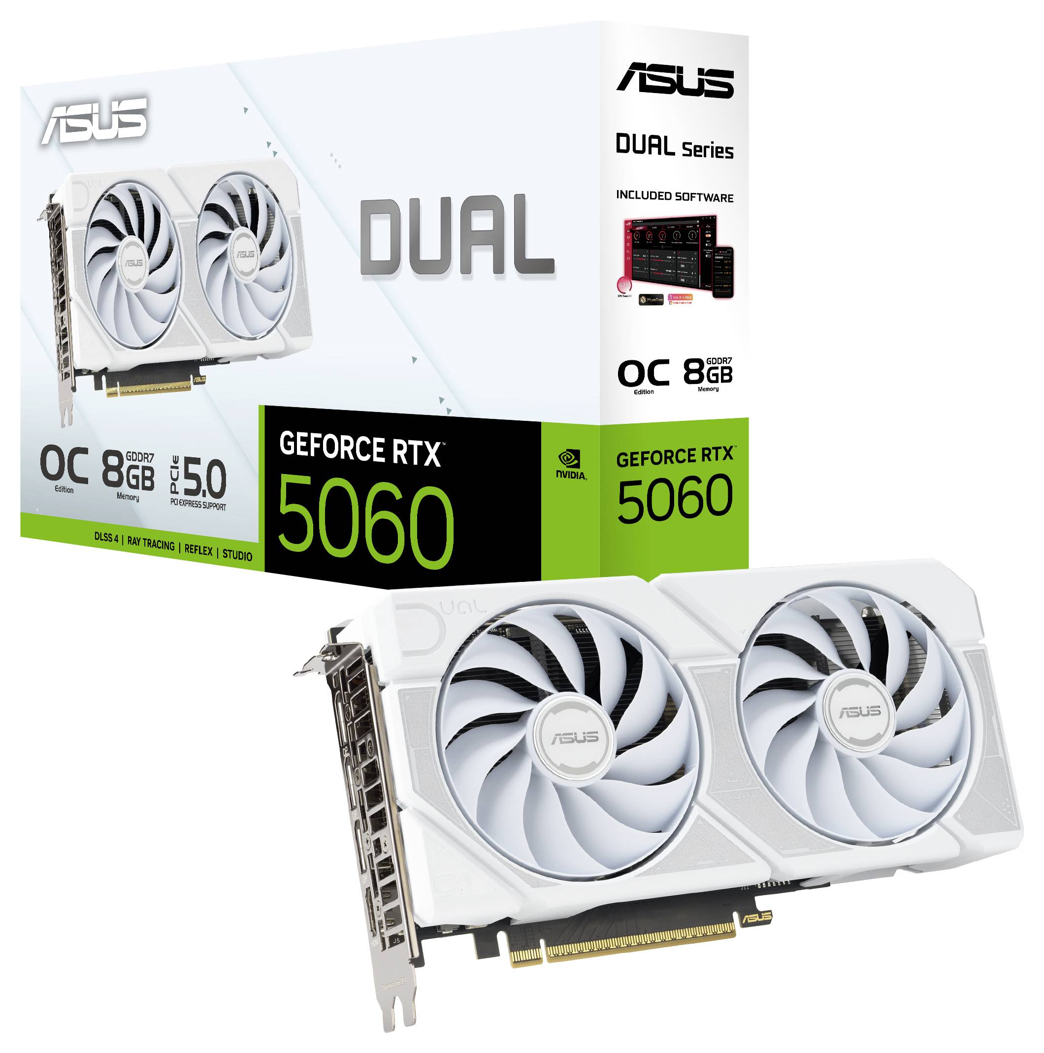 Asus Grafikkarte Nvidia GeForce RTX 5060 GeForce RTX 5060 8GB GDDR7-RAM PCIe, HDMI®, DisplayPort