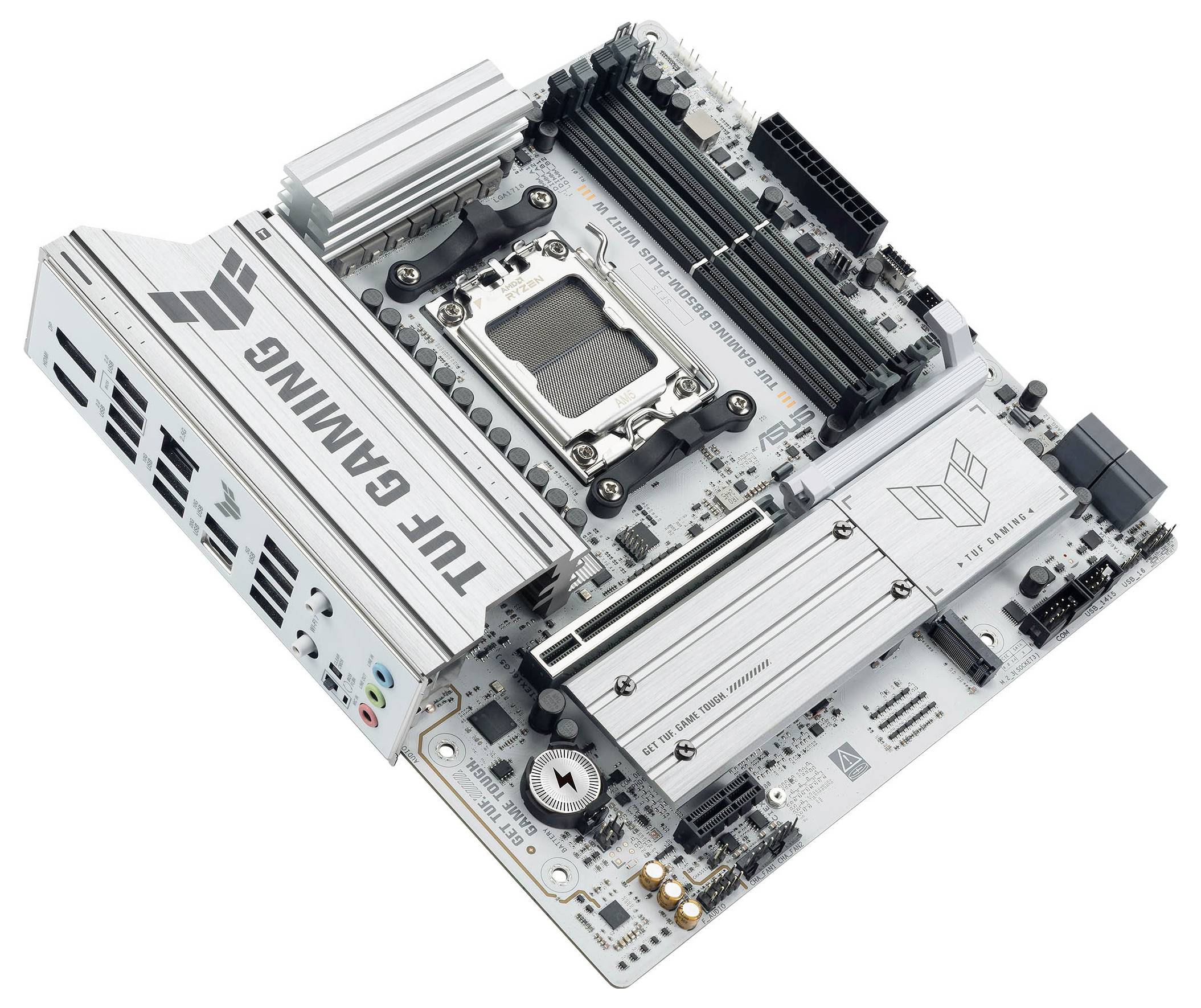Asus TUF GAMING B850M-PLUS Mainboard Sockel (PC) AMD® AM5 Formfaktor (Details) Micro-ATX Mainboard-Chipsatz AMD® B850