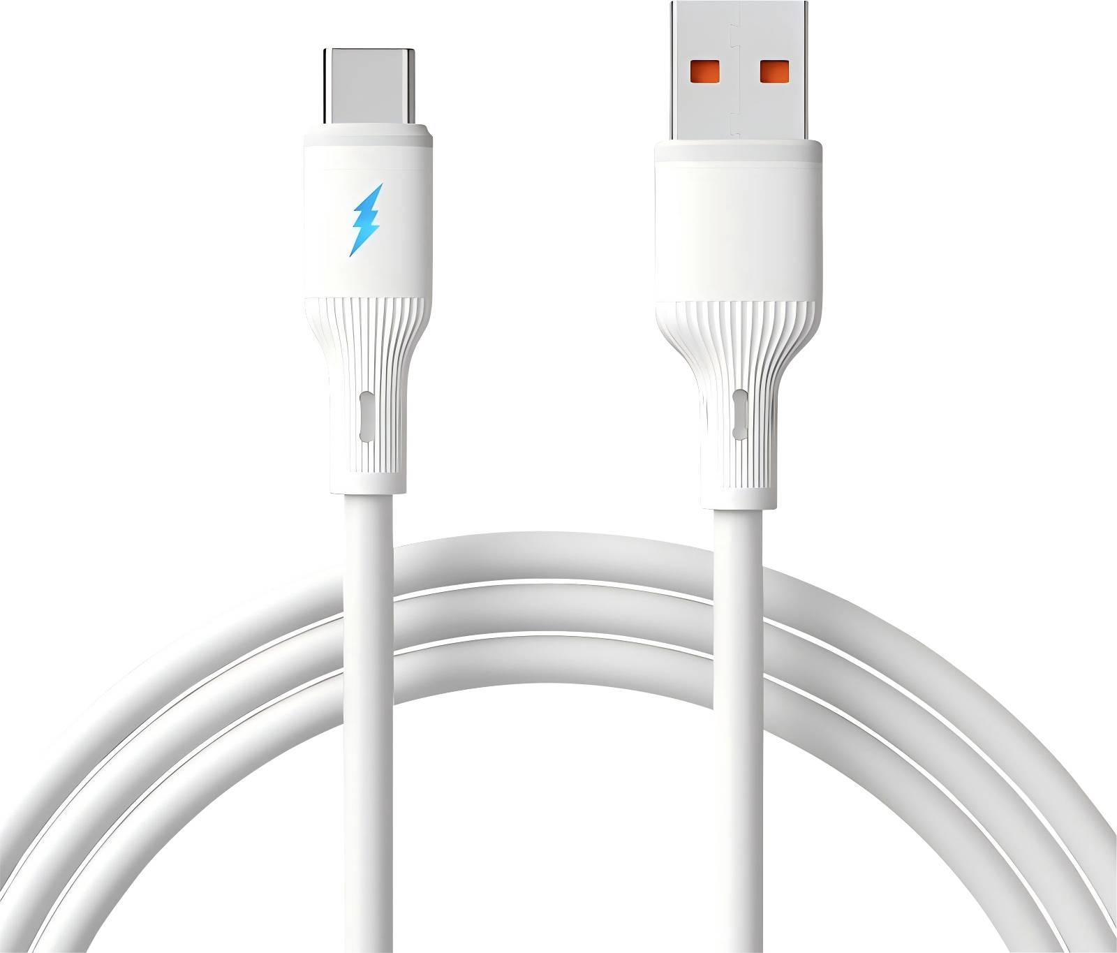 Akyga USB-C® Kabel USB-A Stecker, USB-C® Stecker 1m Weiß AK-USB-59