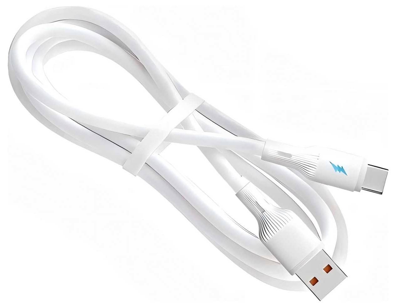 Akyga USB-C® Kabel USB-A Stecker, USB-C® Stecker 1.8m Weiß AK-USB-60