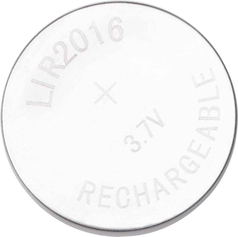 Akyga AKY1981 Knopfzellen-Akku LIR2016 Li-Ion 22 mAh 3.7 V 1 St.