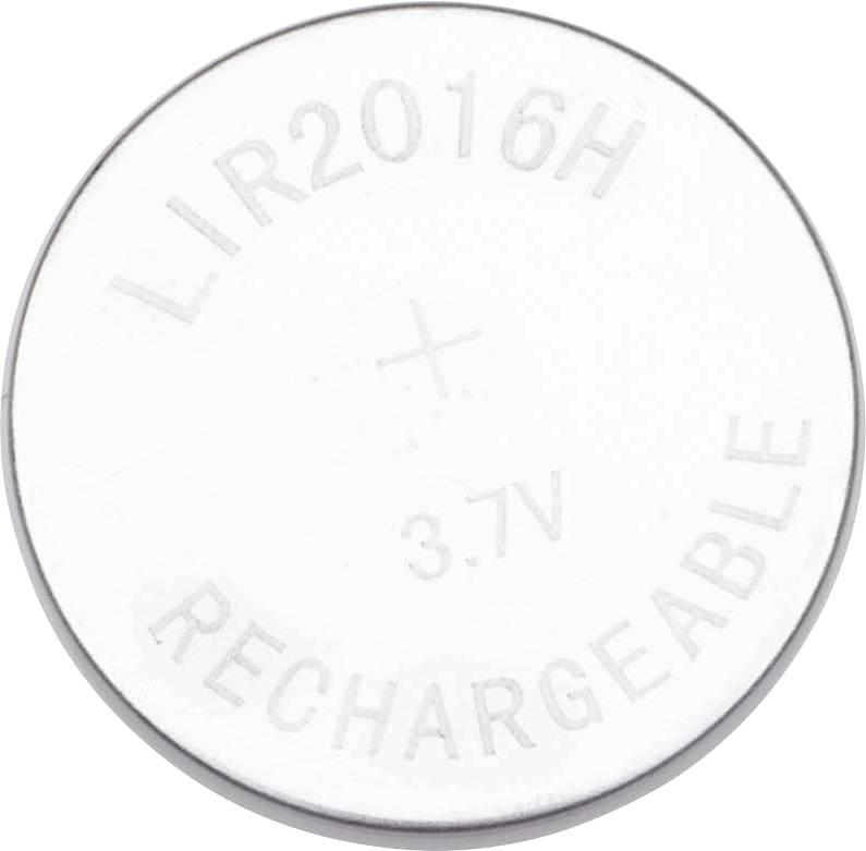 Akyga AKY1983 Knopfzellen-Akku LIR 2016 Li-Ion 28 mAh 3.7V 1St.