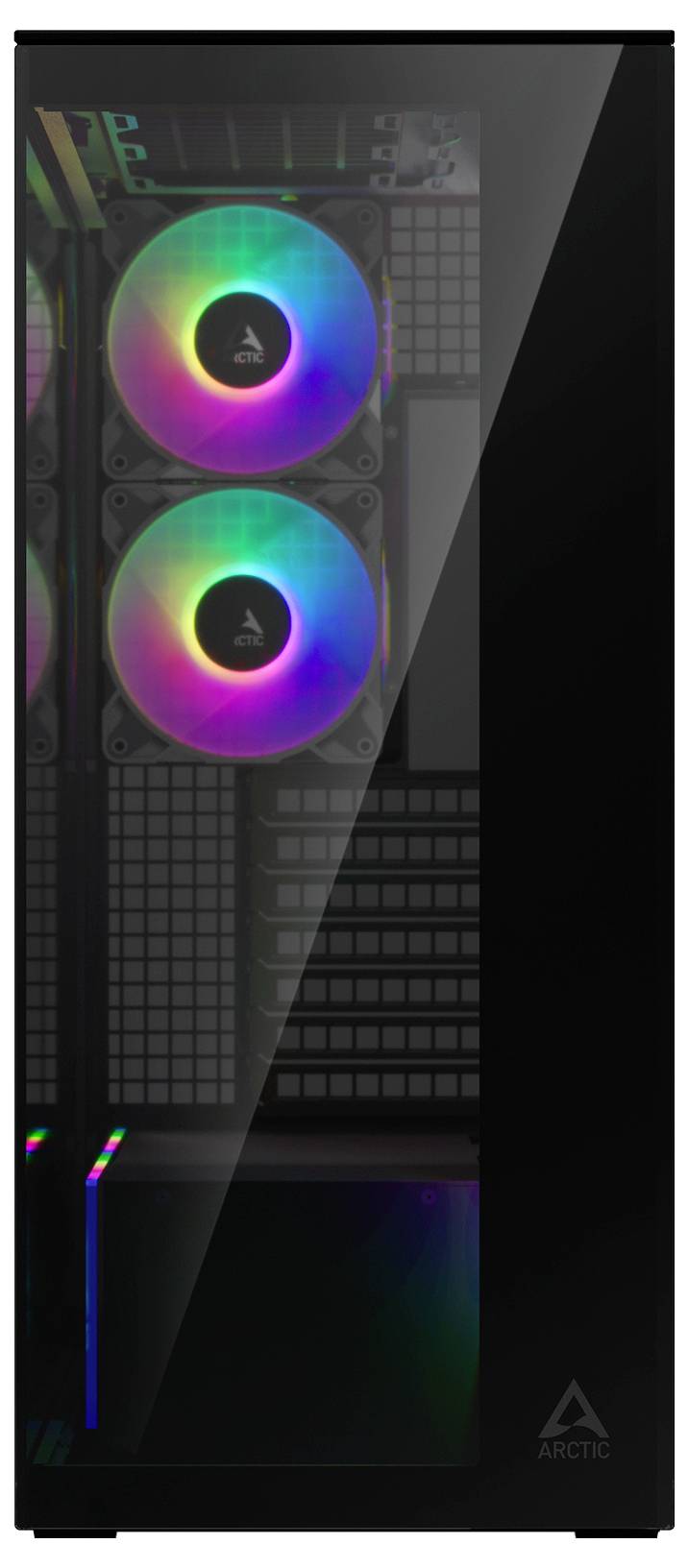 Arctic Xtender Mirror Midi-Tower PC-Gehäuse, Gaming-Gehäuse Schwarz