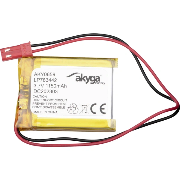 Akyga Modellbau-Akkupack (LiPo) 3.7V 1150 mAh JST Akyga Modellbau-Akkupack (LiPo) 3.7V 1150 mAh JST