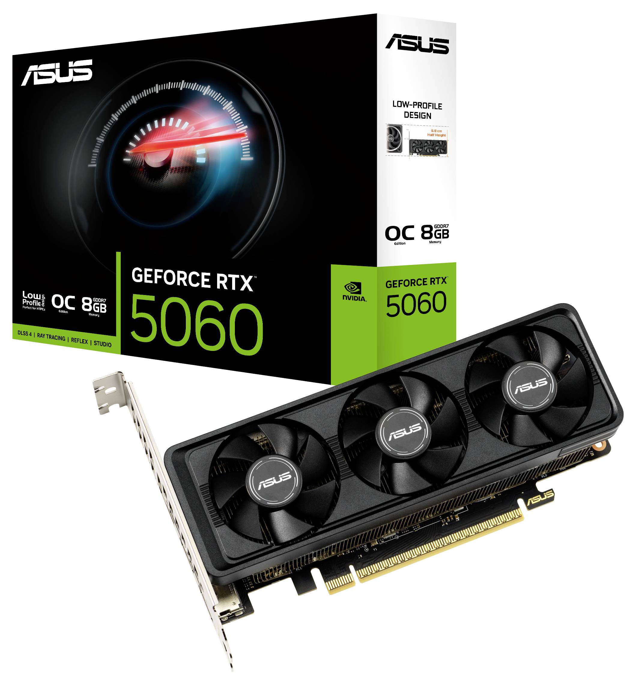 Asus Grafikkarte Nvidia GeForce RTX 5060 GeForce RTX 5060 8GB GDDR7-RAM PCIe, HDMI®, DisplayPort