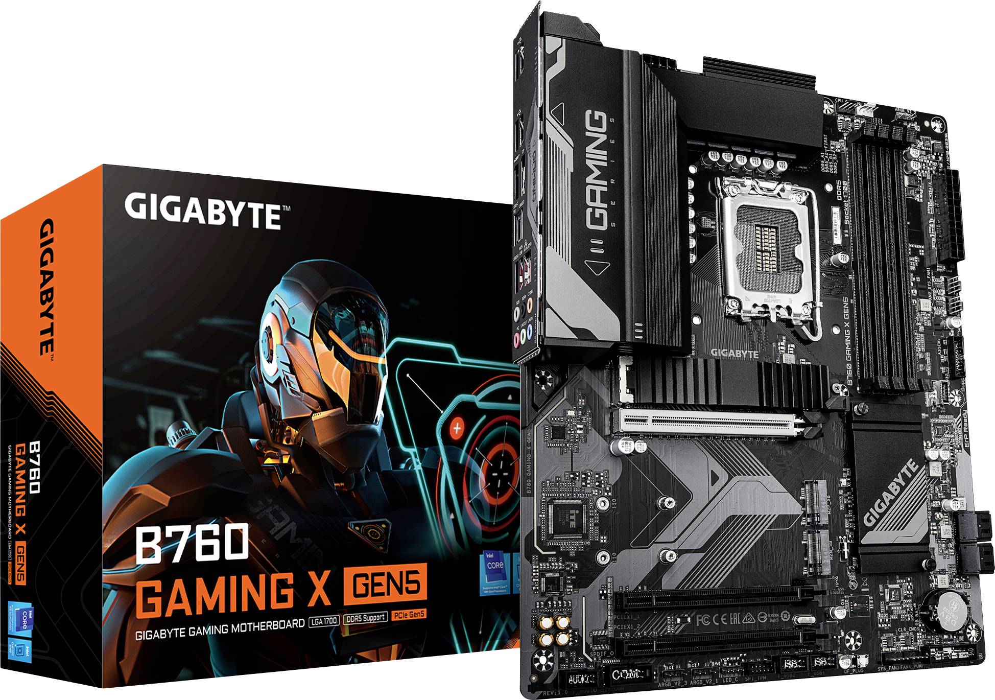 Gigabyte B760 GAMING X GEN5 Mainboard Sockel (PC) Intel® 1700 Formfaktor (Details) ATX Mainboard-Chipsatz Intel® B760