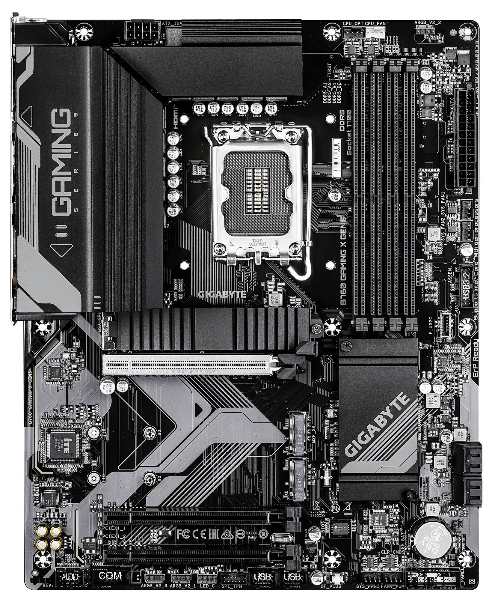 Gigabyte B760 GAMING X GEN5 Mainboard Sockel (PC) Intel® 1700 Formfaktor (Details) ATX Mainboard-Chipsatz Intel® B760
