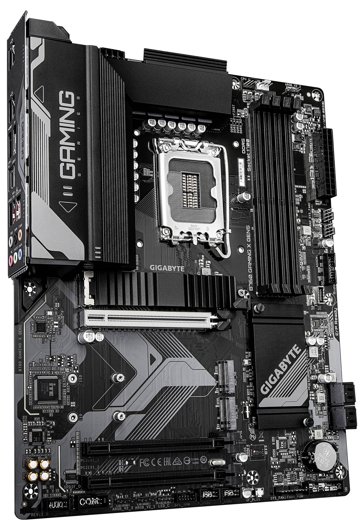 Gigabyte B760 GAMING X GEN5 Mainboard Sockel (PC) Intel® 1700 Formfaktor (Details) ATX Mainboard-Chipsatz Intel® B760