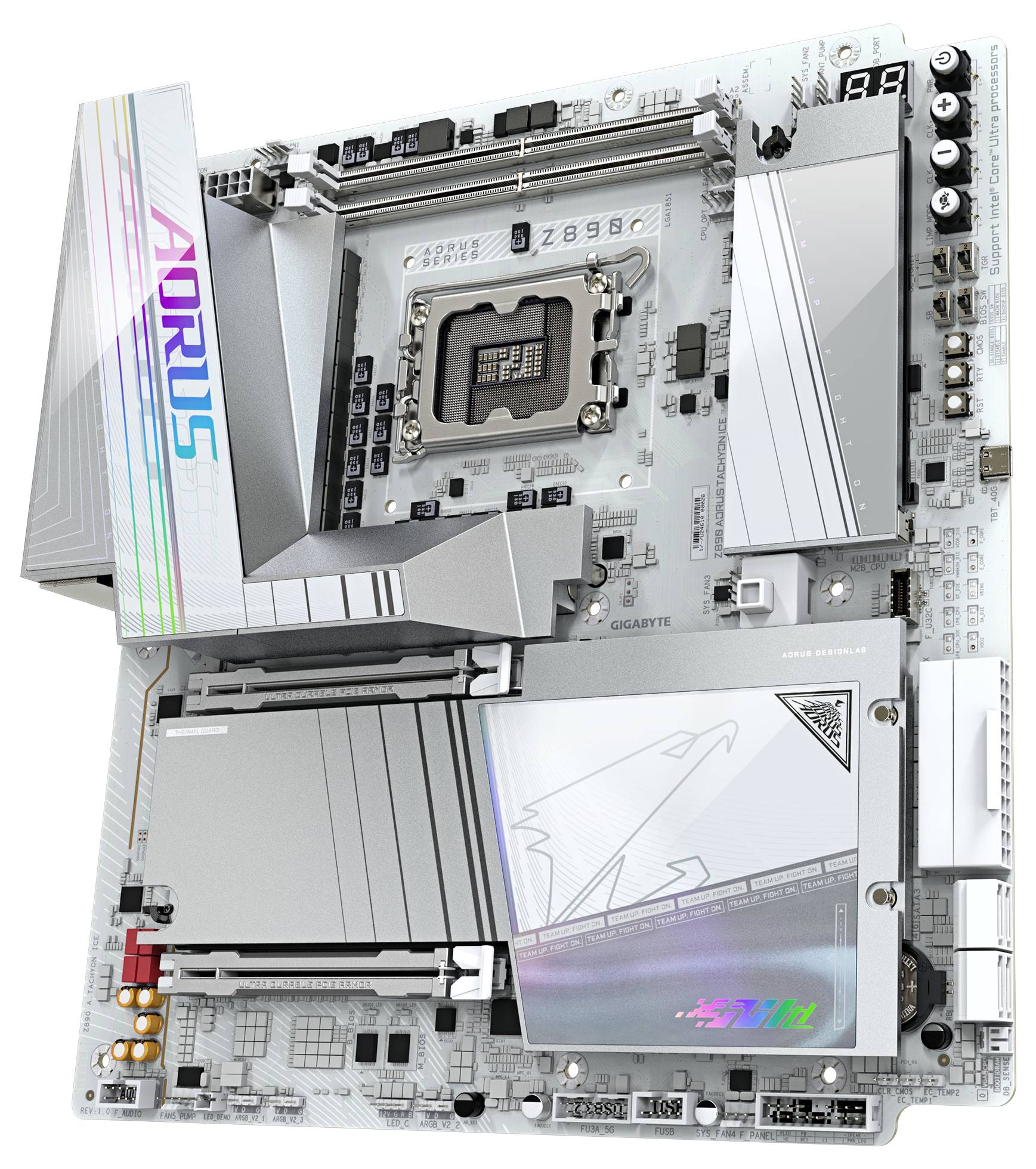 Gigabyte Z890 AORUS TACHYON ICE Mainboard Sockel (PC) Intel® LGA 1851 Formfaktor (Details) ATX Mainboard-Chipsatz Intel® Z890