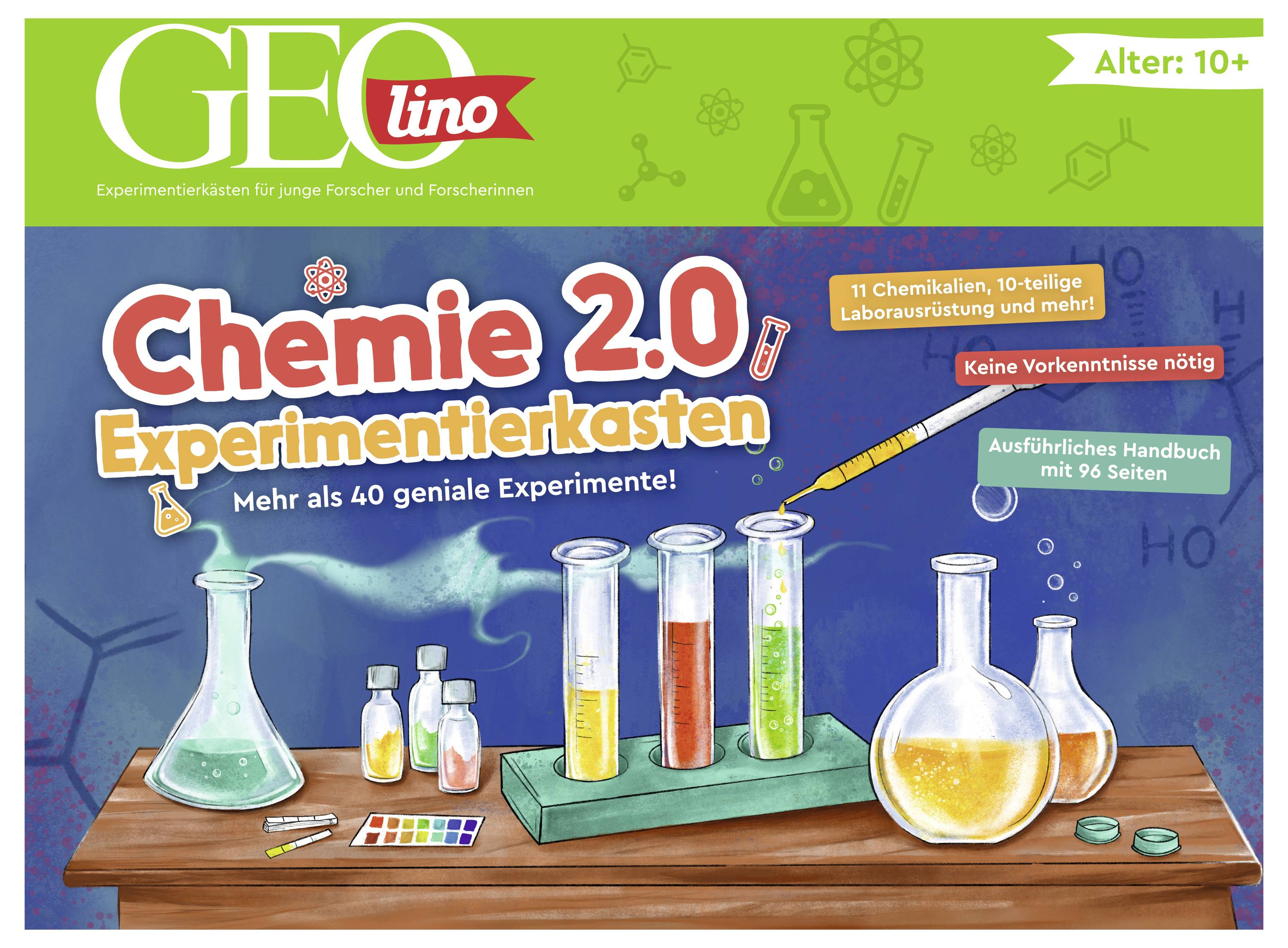 Geolino 67212 Experimente Experimentierkasten ab 10 Jahre