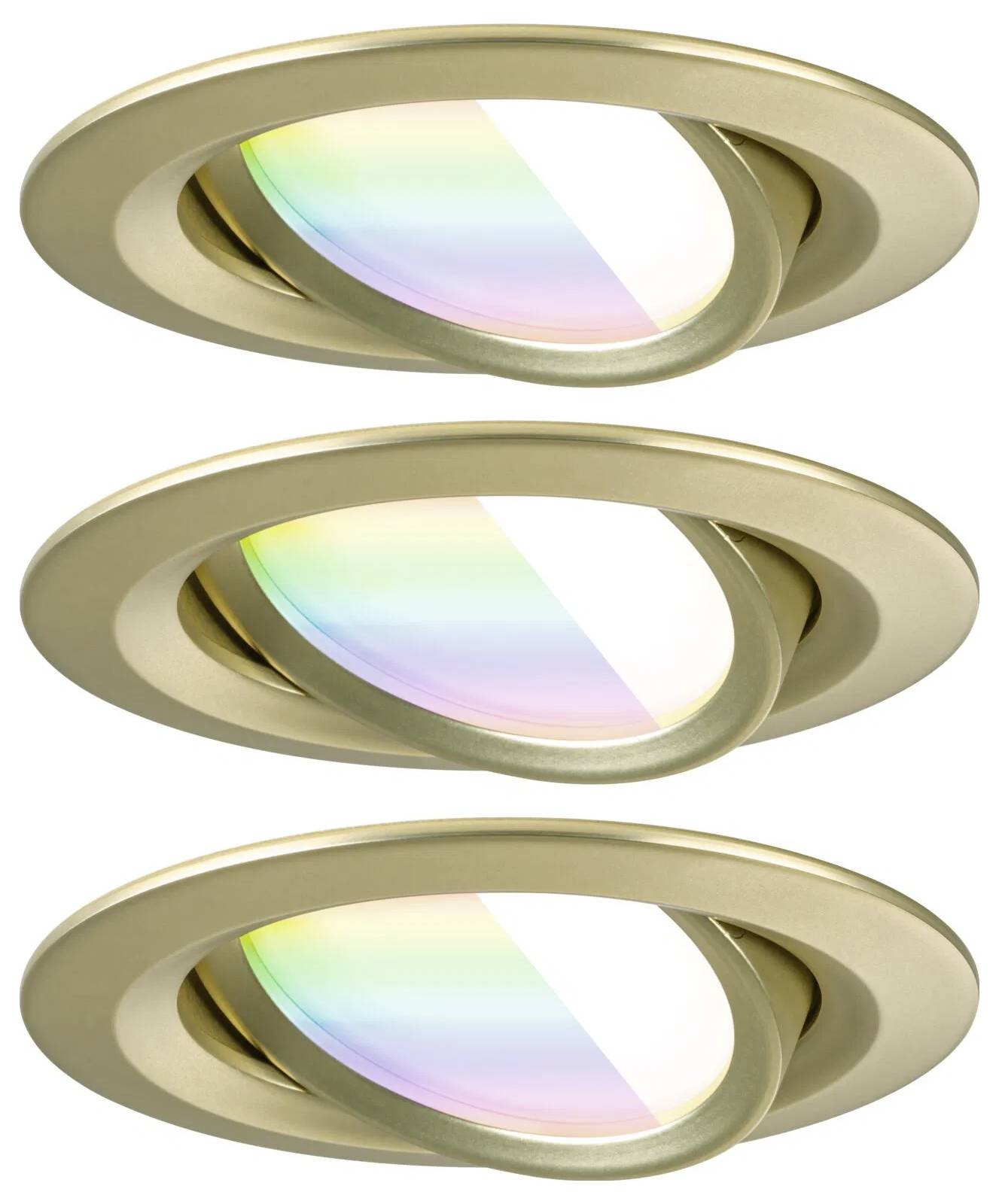 Paulmann 92436 LED-Deckenleuchte, LED-Einbauleuchte 6W Gold (matt)