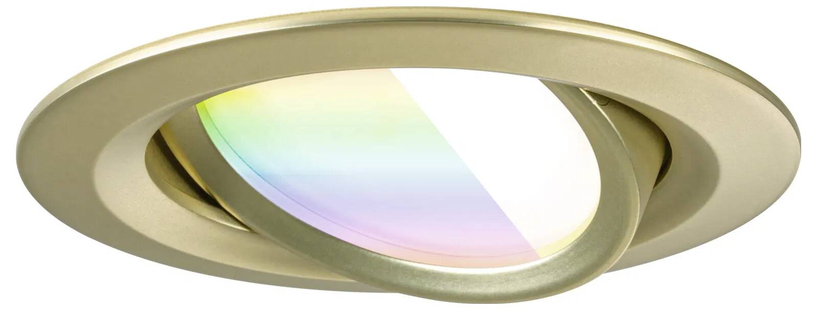 Paulmann 92436 LED-Deckenleuchte, LED-Einbauleuchte 6W Gold (matt)