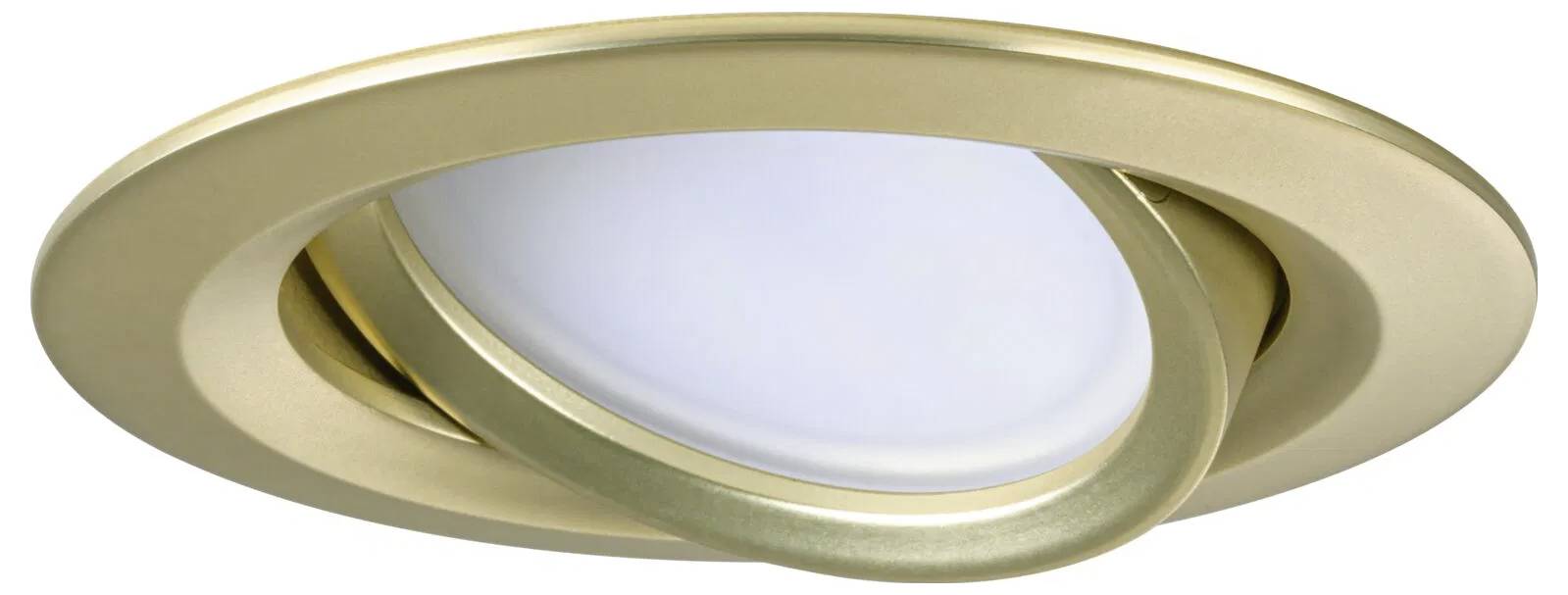 Paulmann 92436 LED-Deckenleuchte, LED-Einbauleuchte 6W Gold (matt)