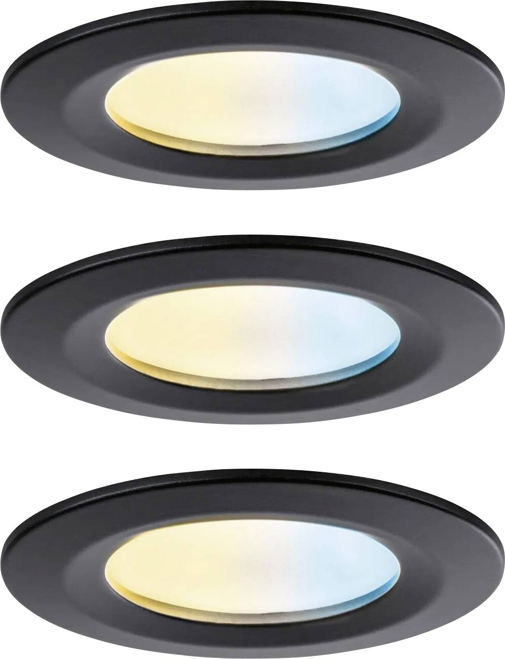 Paulmann 92446 LED-Deckenleuchte, LED-Einbauleuchte 6W Schwarz (matt)