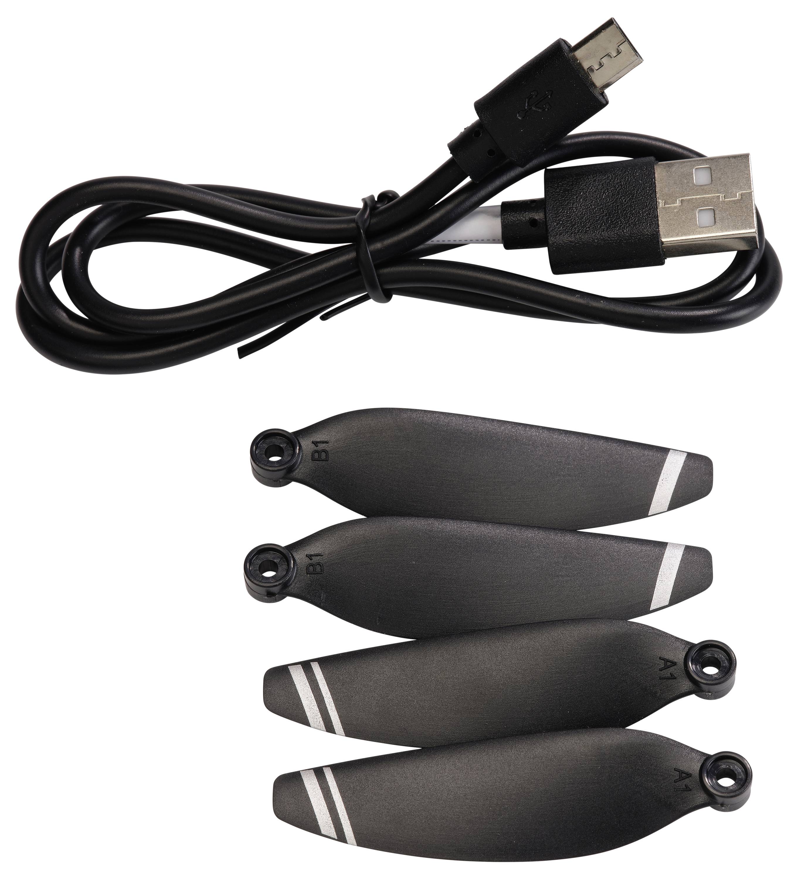 Denver DCW-3520 Quadrocopter Dual Kameraflug, FPV Race Schwarz