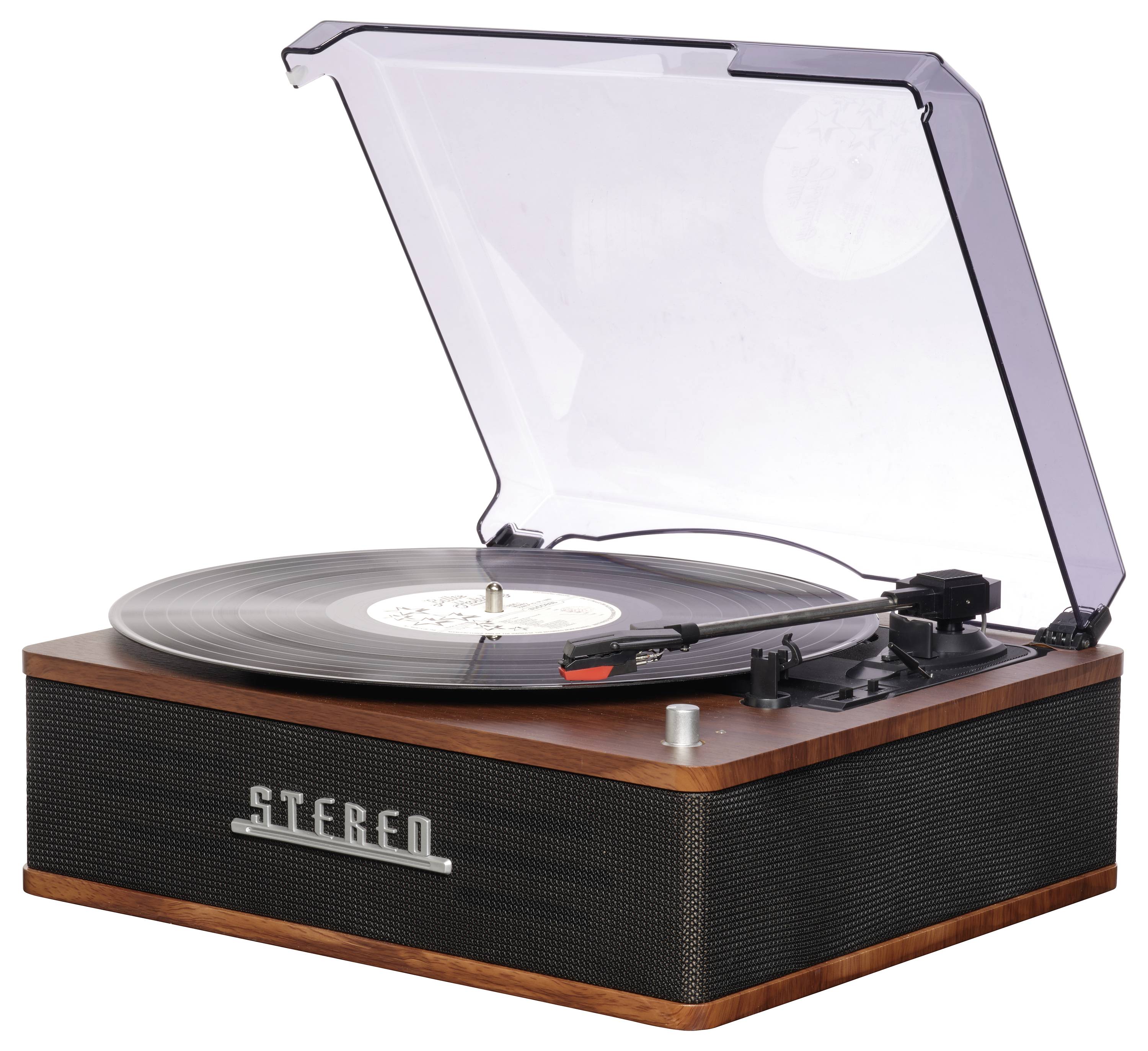 Denver VPB-262 Plattenspieler Schwarz, Holz