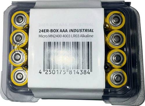 Varta Micro LR03 Batteriebox Alkali-Mangan 1200 mAh, 1300 mAh 1.5 V 24 St.