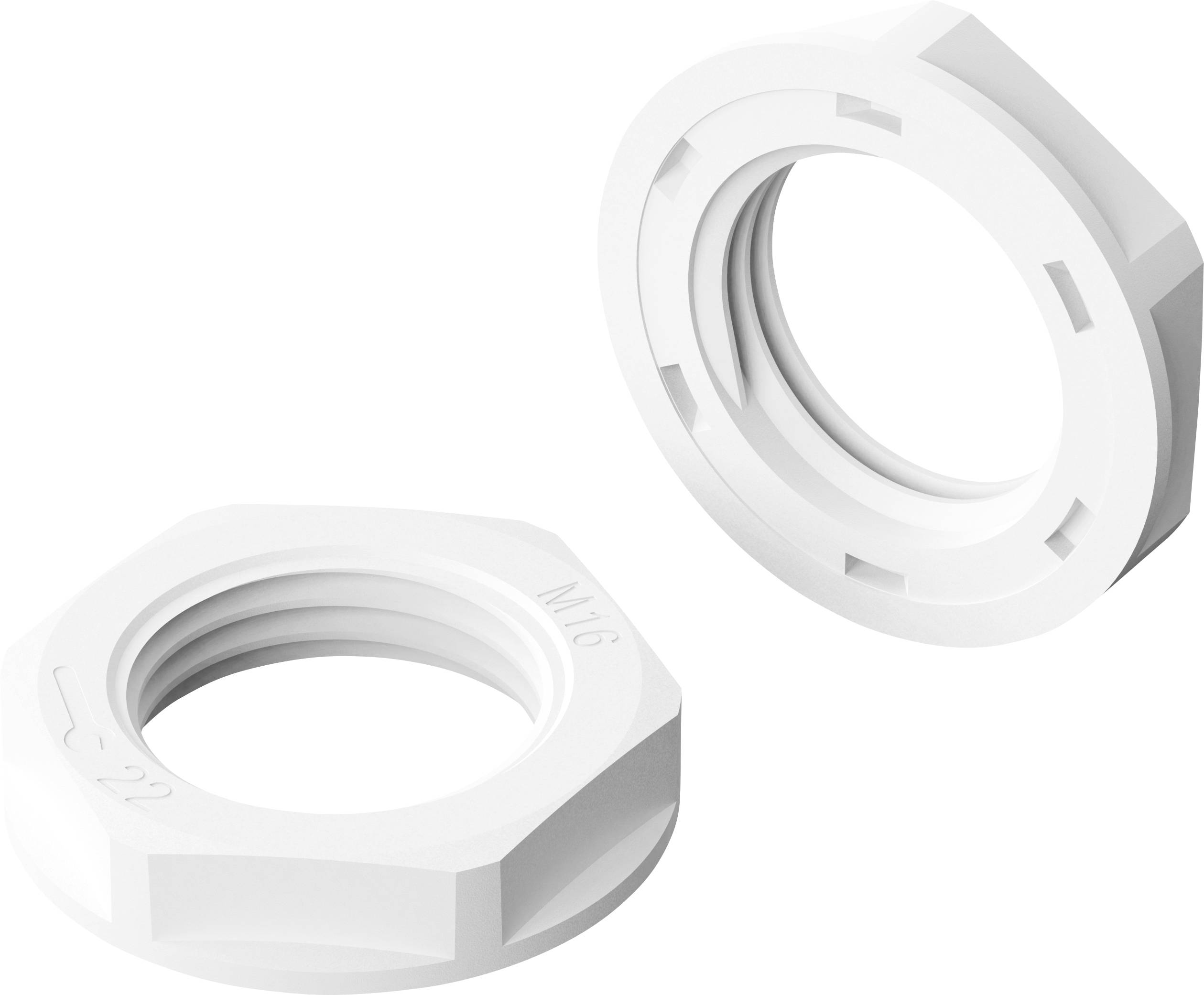 Bopla 52090313 Gegenmutter M16 x 1.5 Polyamid Weiß