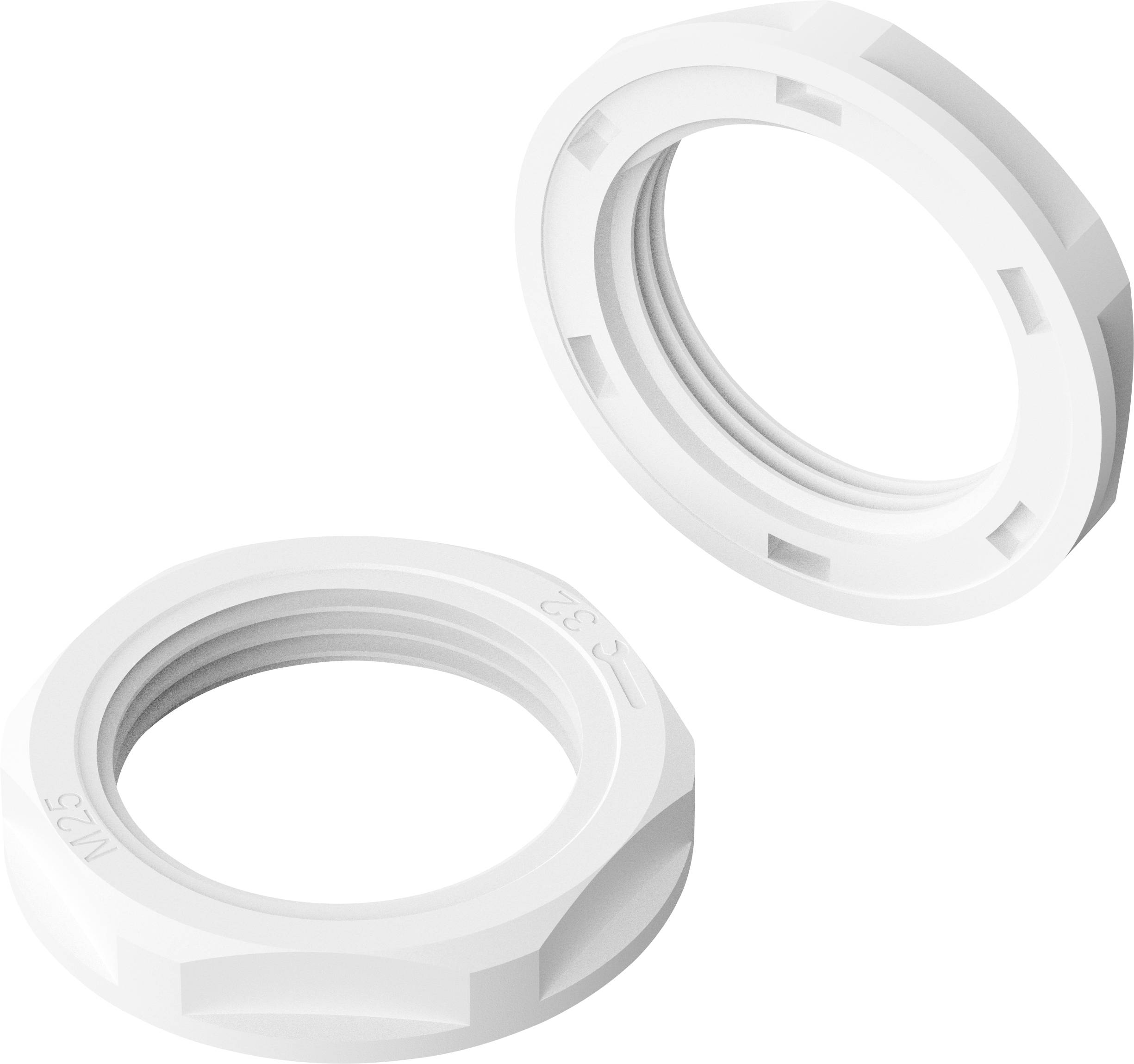 Bopla 52090319 Gegenmutter M25 x 1.5 M25 x 1.5 Polyamid Weiß