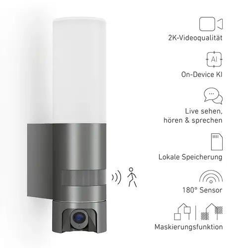 Steinel 625 CAM SC ANT 092597 LED-Außenwandleuchte 14W Leuchtfarben: Warmweiß Steinel 625 CAM SC ANT 092597 LED-Außenwandleuchte 14W Leuchtfarben: Warmweiß