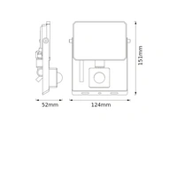 OSRAM HOMELIGHTING FLOODLIGHT LUX SENSOR 20W 830 BLACK 4099854489549 LED-Flutlichtstrahler 20.00 W OSRAM HOMELIGHTING FLOODLIGHT LUX SENSOR 20W 830 BLACK 4099854489549 LED-Flutlichtstrahler 20.00 W