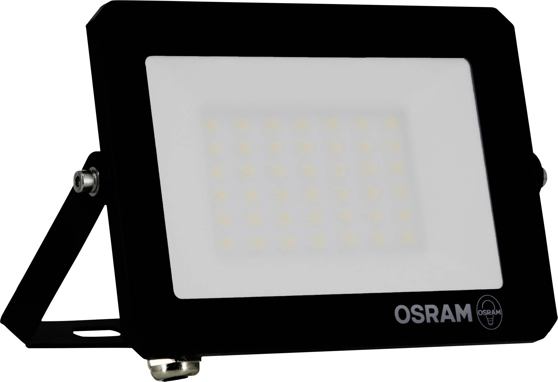 OSRAM HOMELIGHTING FLOODLIGHT LUX 30W 840 BLACK 4099854489648 LED-Flutlichtstrahler 30.00W Leuchtfarben: Kaltweiß