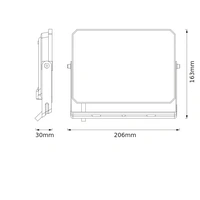 OSRAM HOMELIGHTING FLOODLIGHT LUX 50W 830 BLACK 4099854489747 LED-Flutlichtstrahler 50.00 W Leuchtf OSRAM HOMELIGHTING FLOODLIGHT LUX 50W 830 BLACK 4099854489747 LED-Flutlichtstrahler 50.00 W Leuchtf
