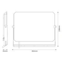 OSRAM HOMELIGHTING FLOODLIGHT LUX 100W 830 BLACK 4099854489860 LED-Flutlichtstrahler 100.00W Leuchtfarben: Warmweiß OSRAM HOMELIGHTING FLOODLIGHT LUX 100W 830 BLACK 4099854489860 LED-Flutlichtstrahler 100.00W Leuchtfarben: Warmweiß