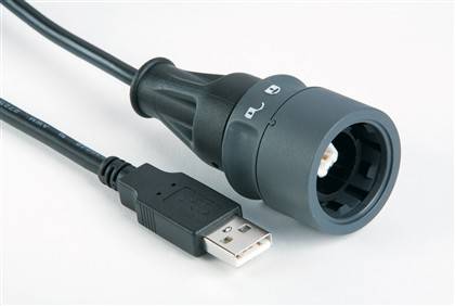 Bulgin USB-Kabel PXP6040/B/3M00