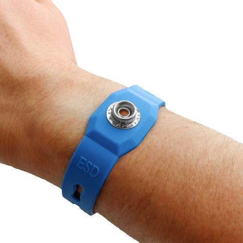 Antistat 066-0067 ESD-Handgelenkband Blau