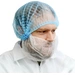 Antistat 600-3034 Mob Caps Bouffant-Stil Plissee Blau Antistat 600-3034 Mob Caps Bouffant-Stil Plissee Blau