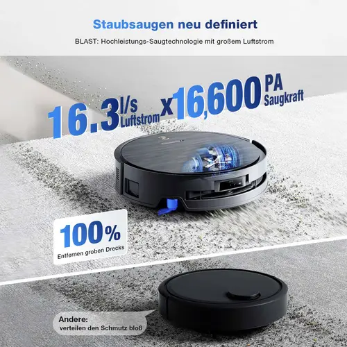 ECOVACS Deebot X9 Pro Omni Saug-und Wischroboter Schwarz ECOVACS Deebot X9 Pro Omni Saug-und Wischroboter Schwarz