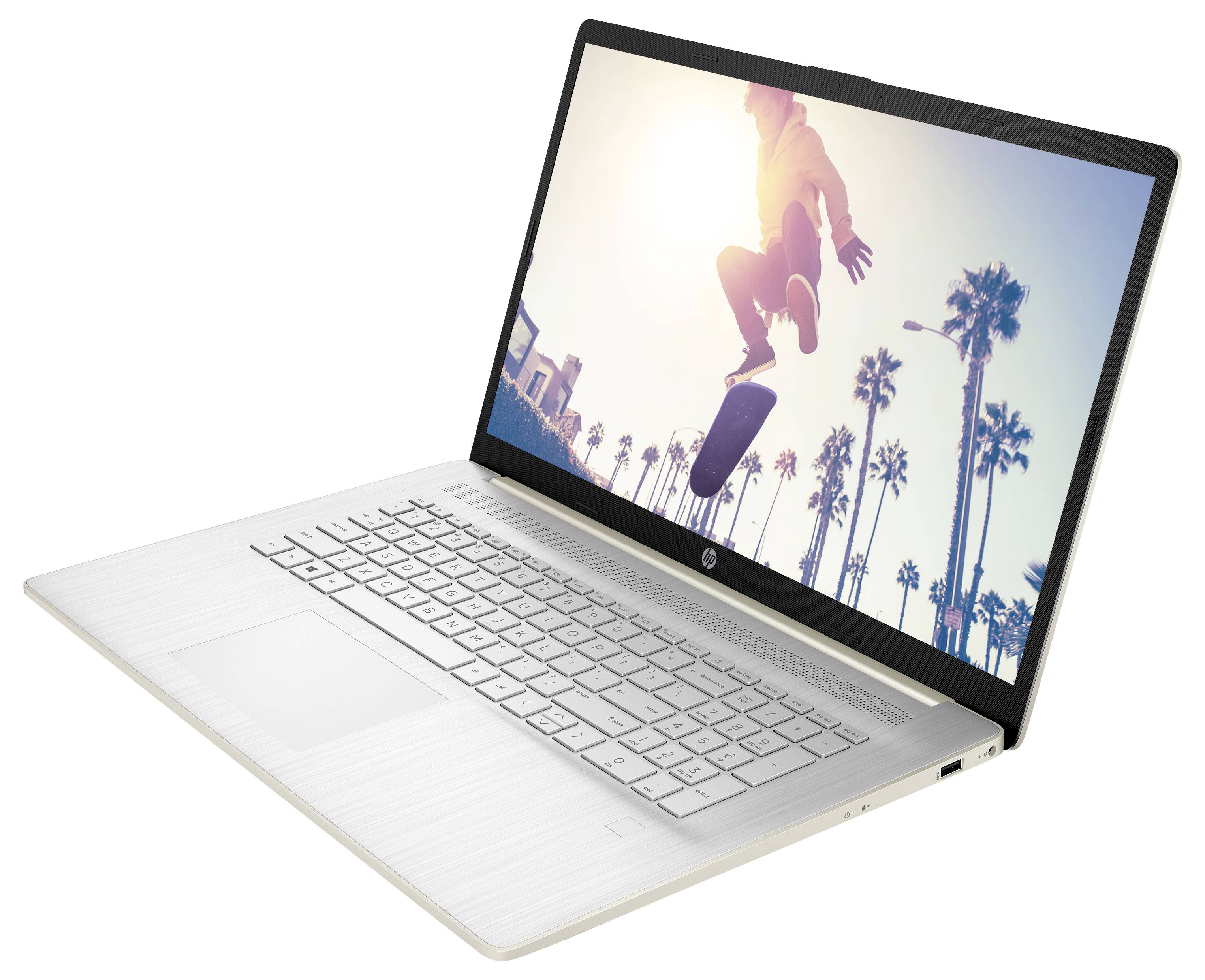 HP Notebook 43.9cm (17.3 Zoll) Full HD 7320U 8GB RAM 512GB SSD Deutsch, QWERTZ AMD AMD Radeon Graphics Silber B9QA3EA